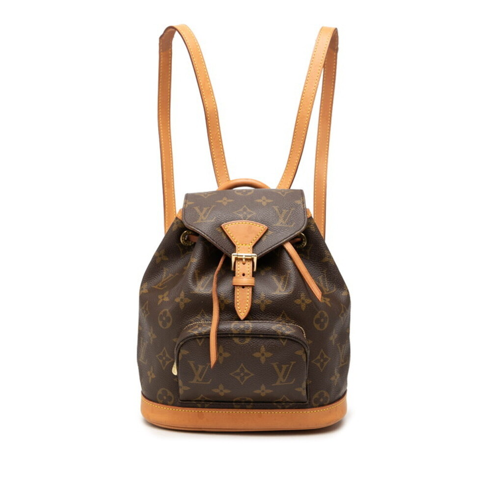 Louis Vuitton Monogram Mini Montsouris Backpack M51137 Brown Leather Women's ...